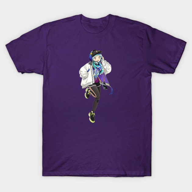 anime girl T-Shirt by Anime world